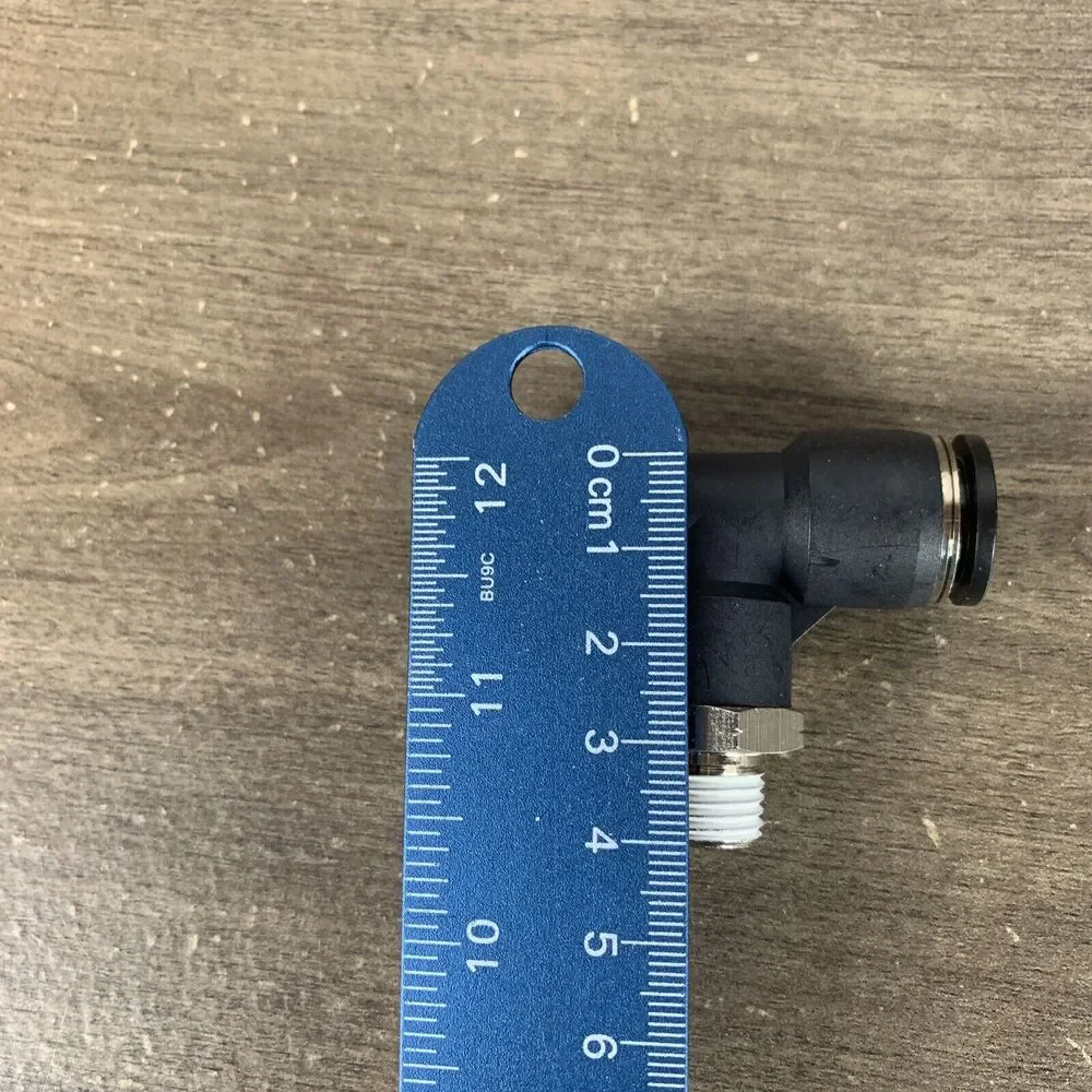 10 PACK TAILONZ PNEUMATIC Male Branch Tee 1/4 Inch Tube OD x 1/4 Inch NPT